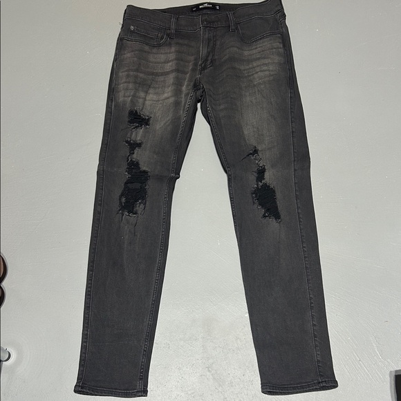 Hollister Black Washed Jeans - Picture 1 of 12